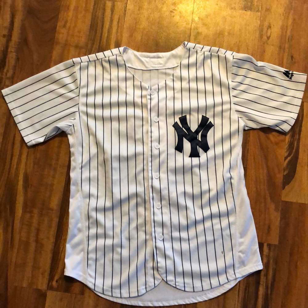 Classic Pinstripe New York Yankees Jersey.